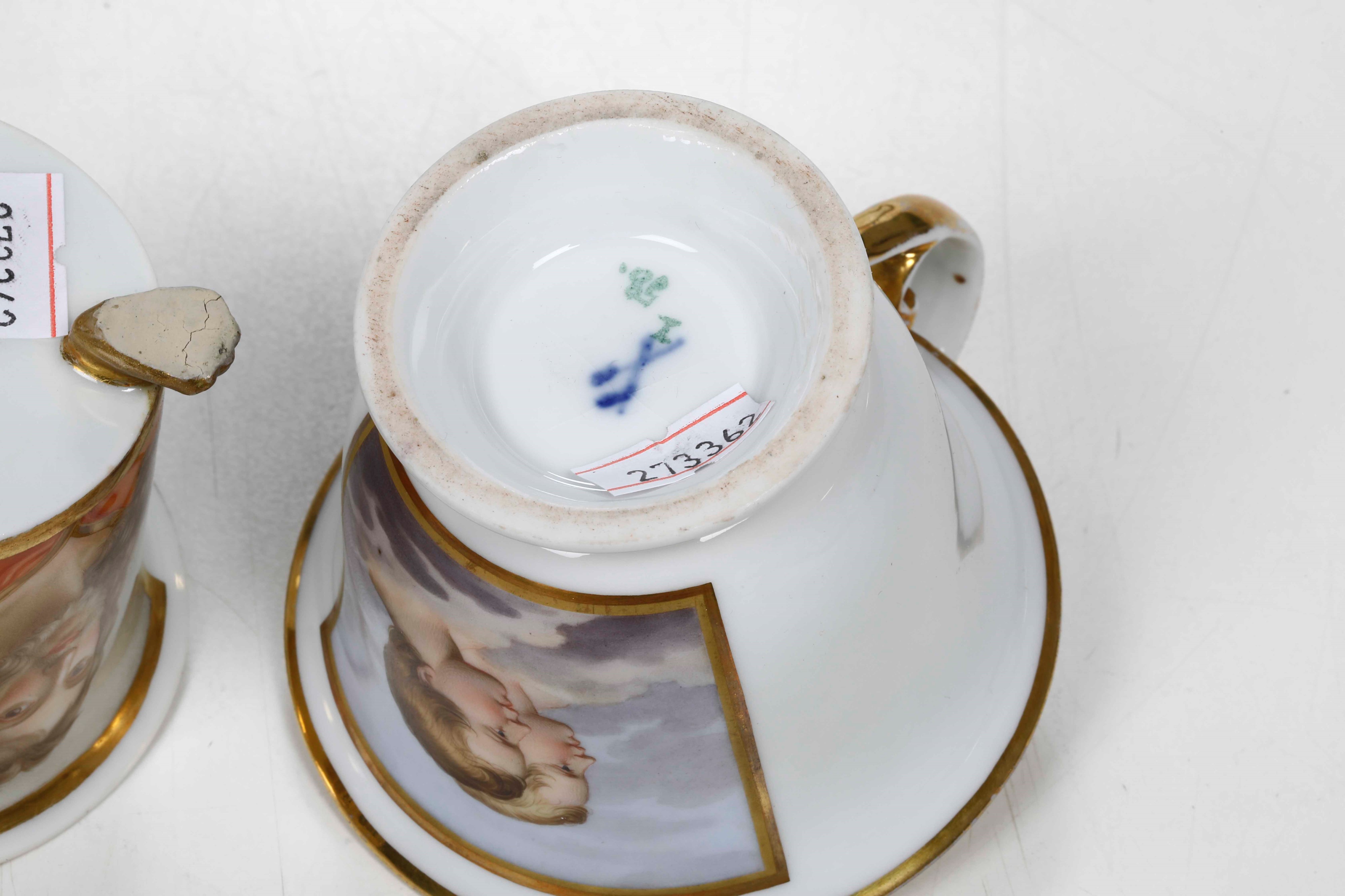 Due Tazze con Piattinomeissen, 1816-1824