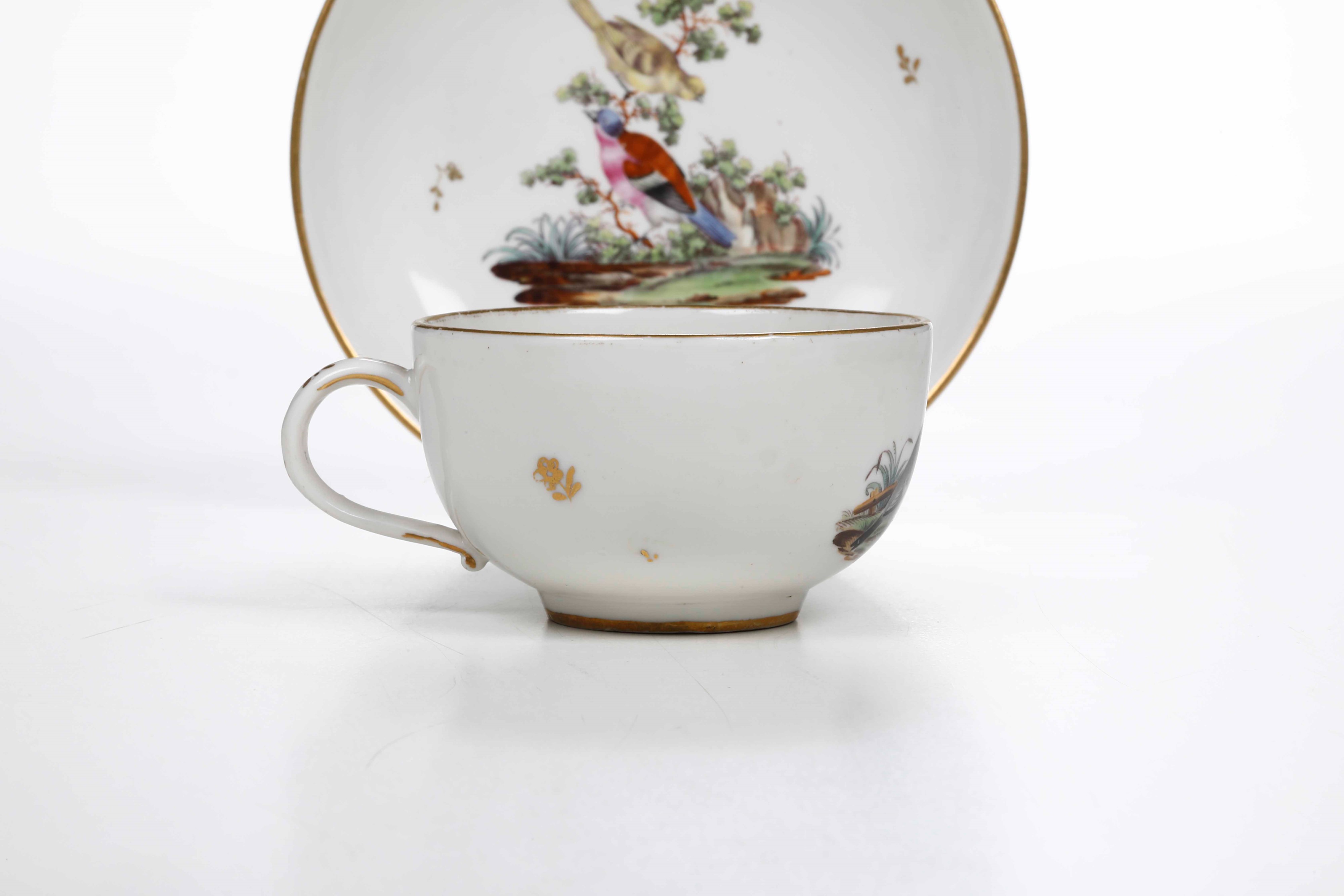 Tazza con Piattinogermania, Manifattura di Ludwigsburg, 1770-1775