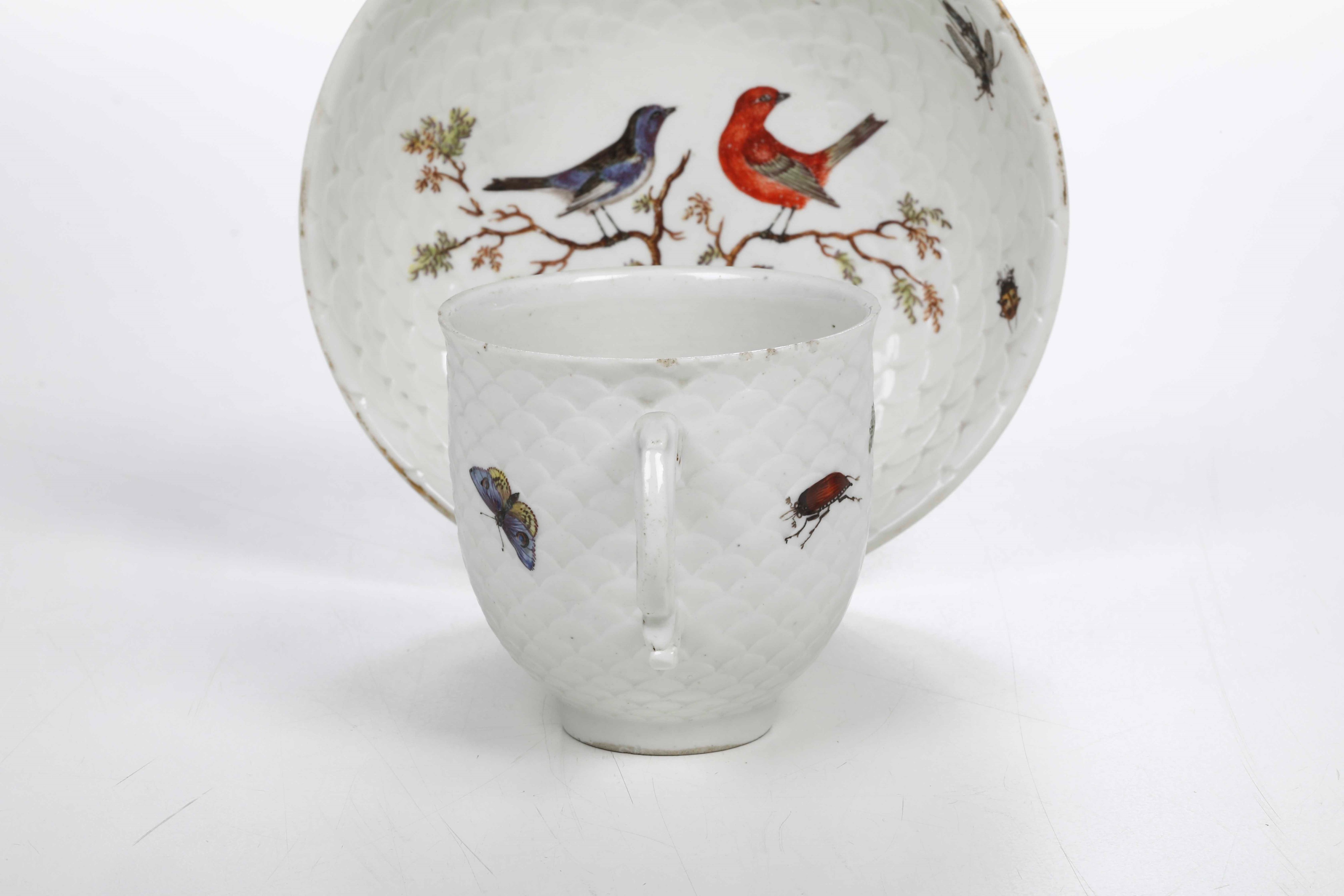 Tazza con Piattinogermania, Manifattura di Ludwigsburg, 1770-1775