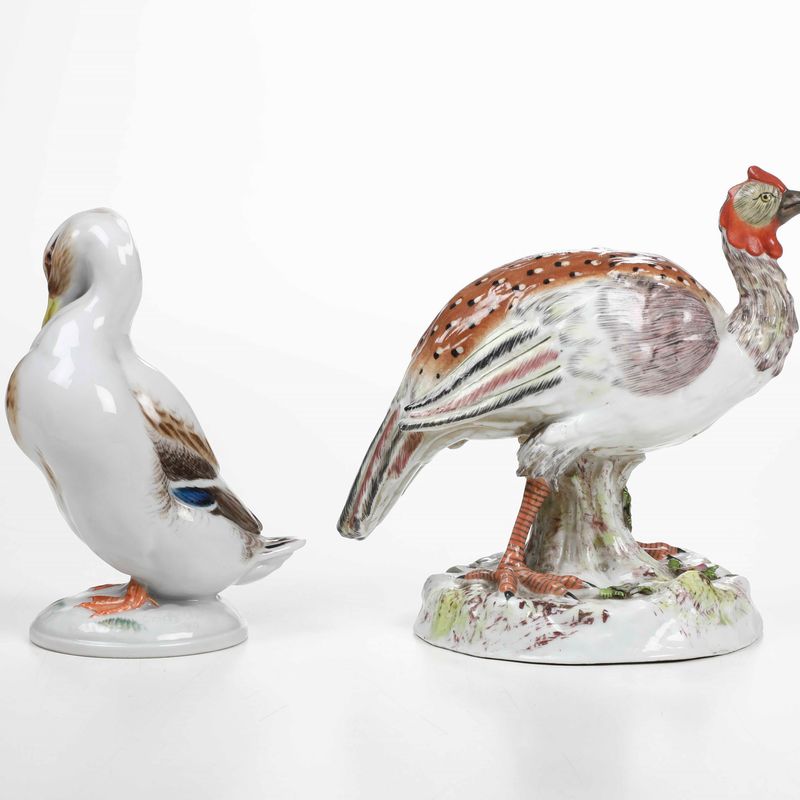 Figura di Papera.meissen, XX Secolo.