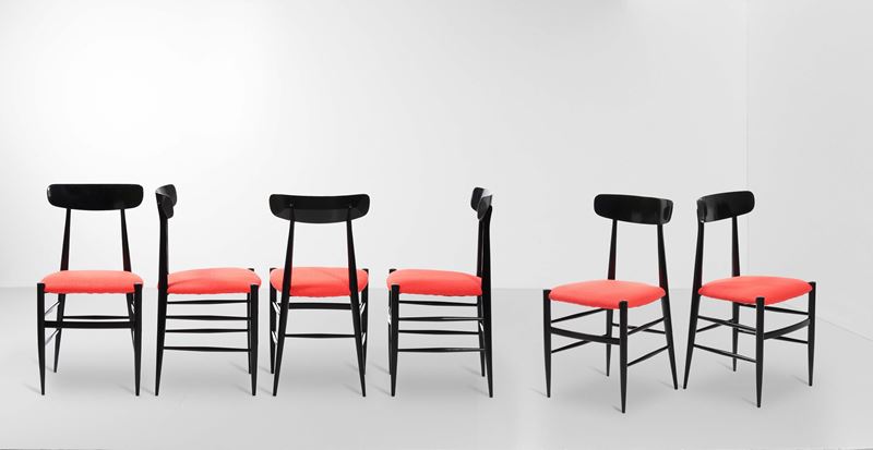 Sei sedie  - Auction Design Lab - Cambi Casa d'Aste
