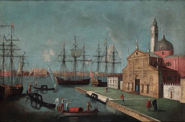 Gabriel Bella (Venezia 1730 - 1799) San Giorgio Maggiore verso il Bacino di San Marco