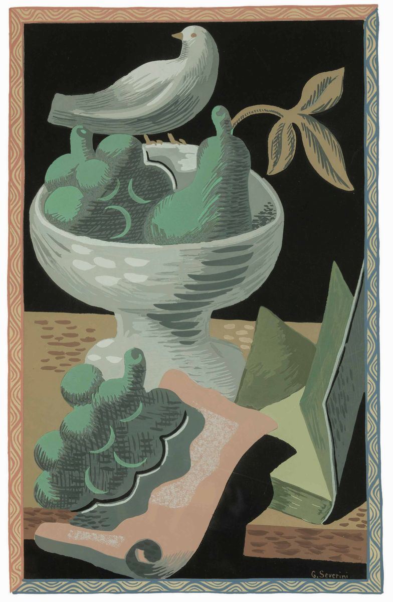 Gino Severini - Fleurs Et Masques