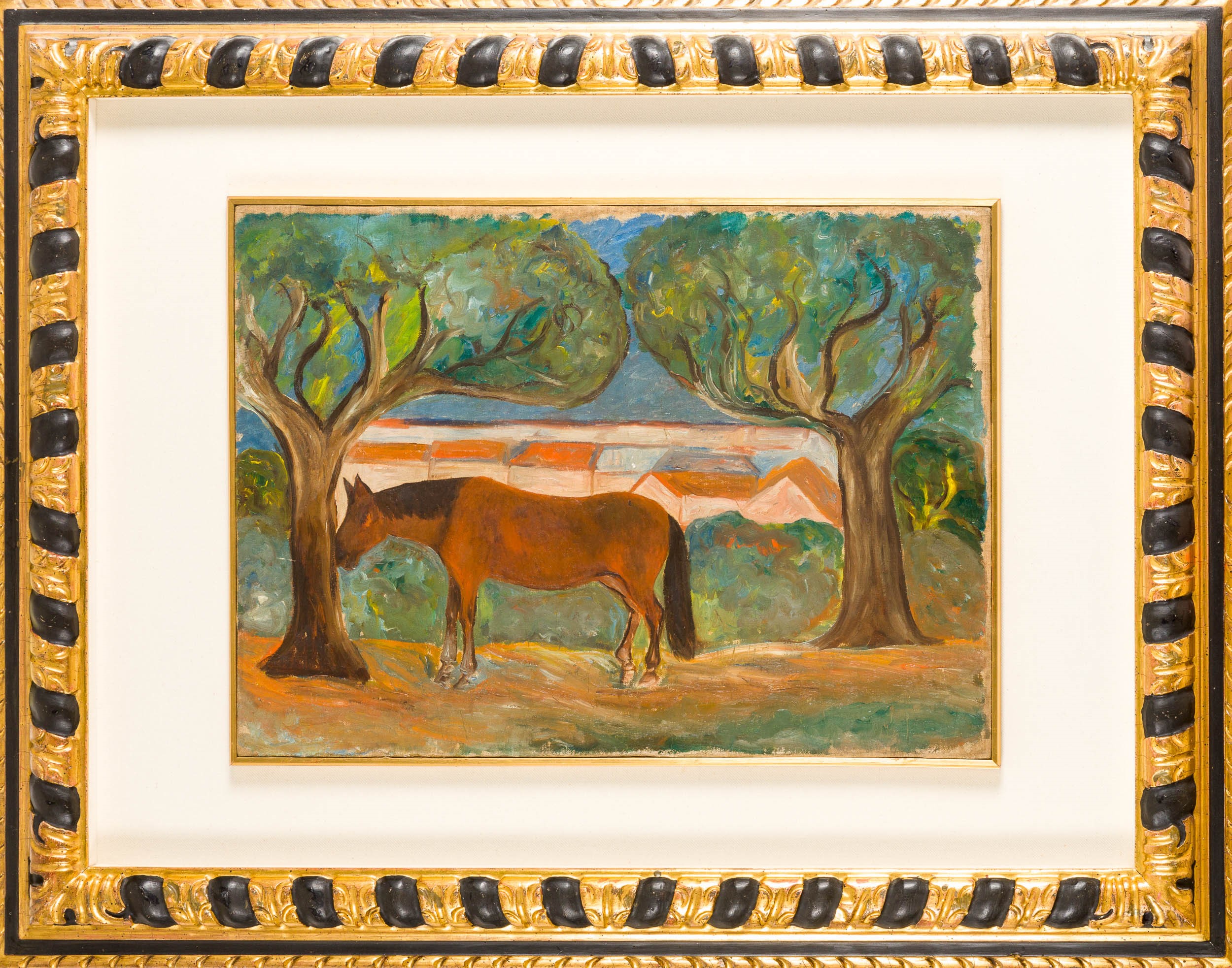 Giuseppe Cesetti - Cavalli al Pascolo (cavallino al Sole)