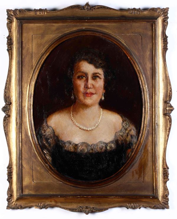 Pittore del XIX secolo Ritratto femminile