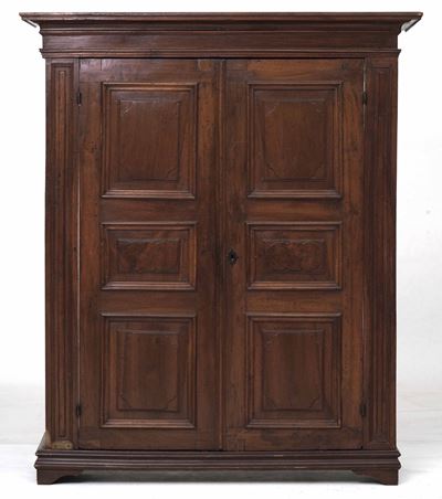 Armadio in Legno a Due Ante. XIX Secolo