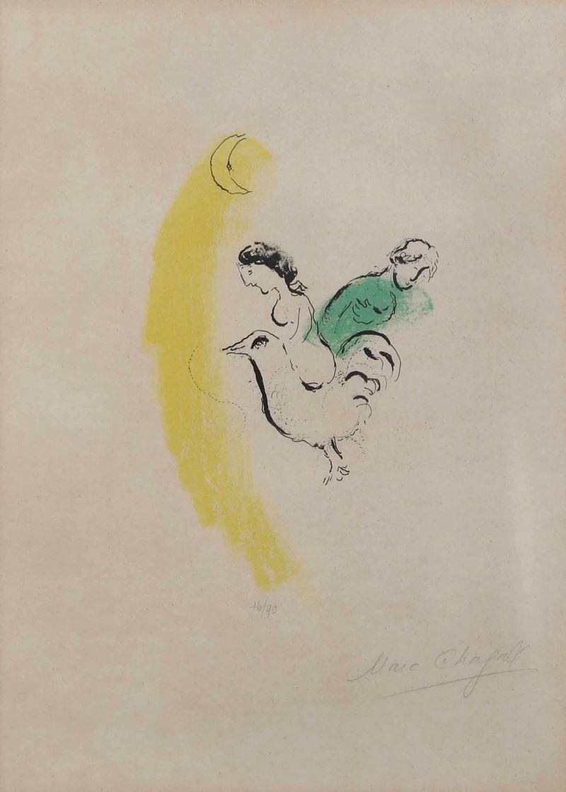 Marc Chagall : Senza titolo  - litografia - Asta Prints and Multiples - Cambi Casa  [..]