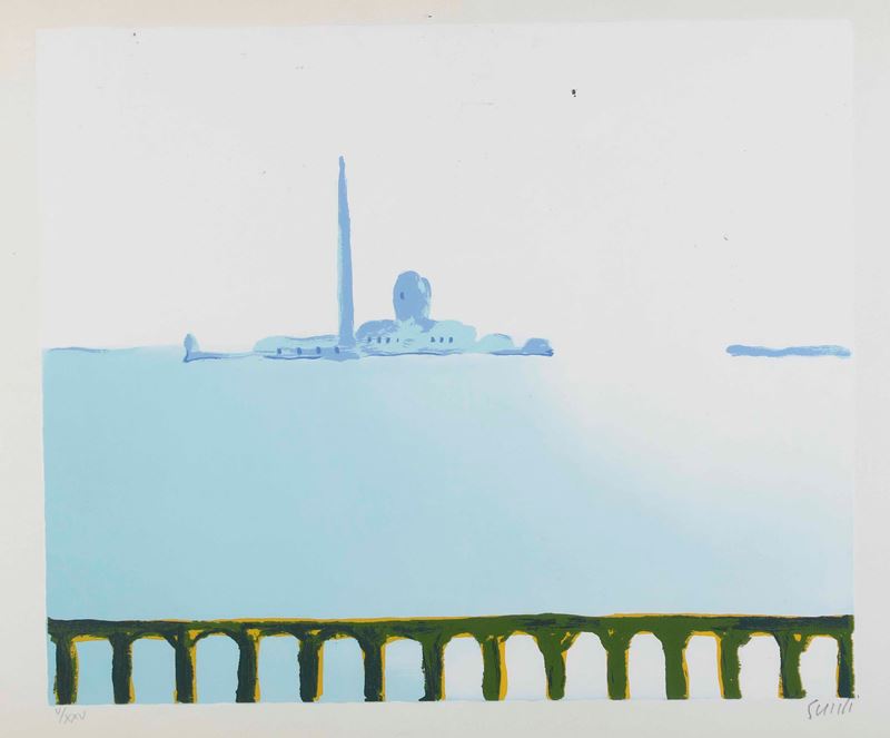 Virgilio Guidi - Senza Titolo (bacino di San Marco)