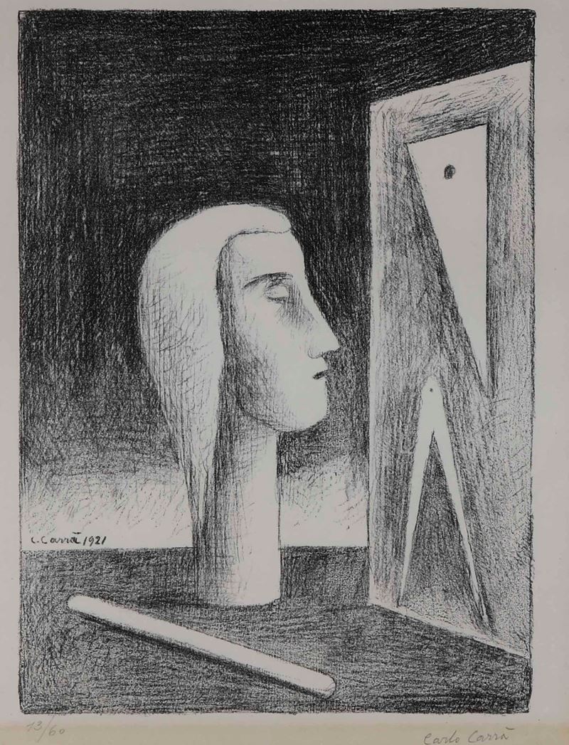 Carlo Carrà - L'amante Dell'ingegnere