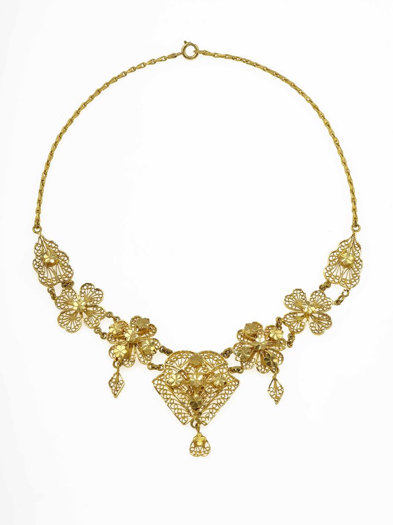 Gold necklace  - Auction Jewels - Cambi Casa d'Aste