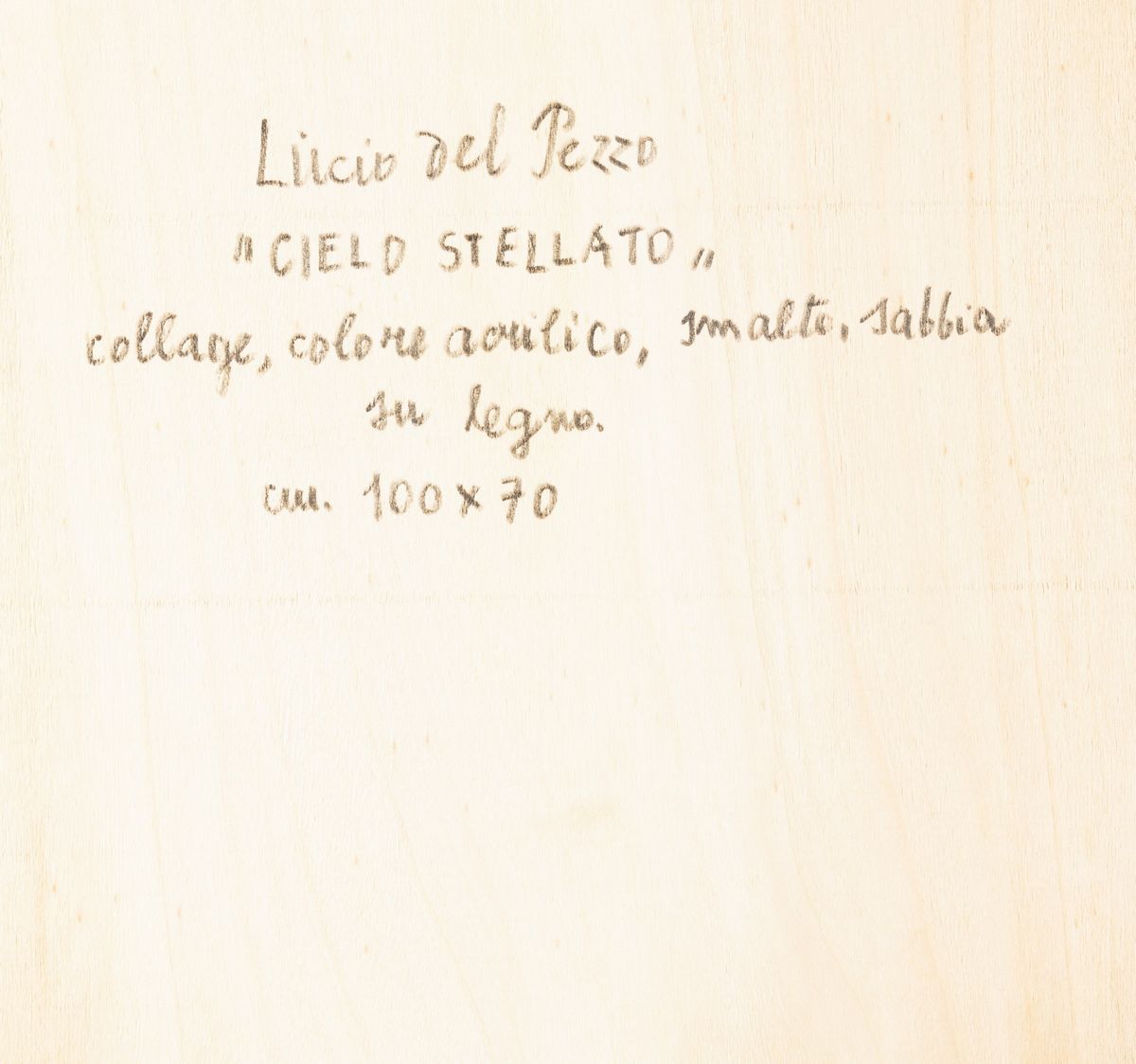 Lucio del Pezzo - Cielo Stellato