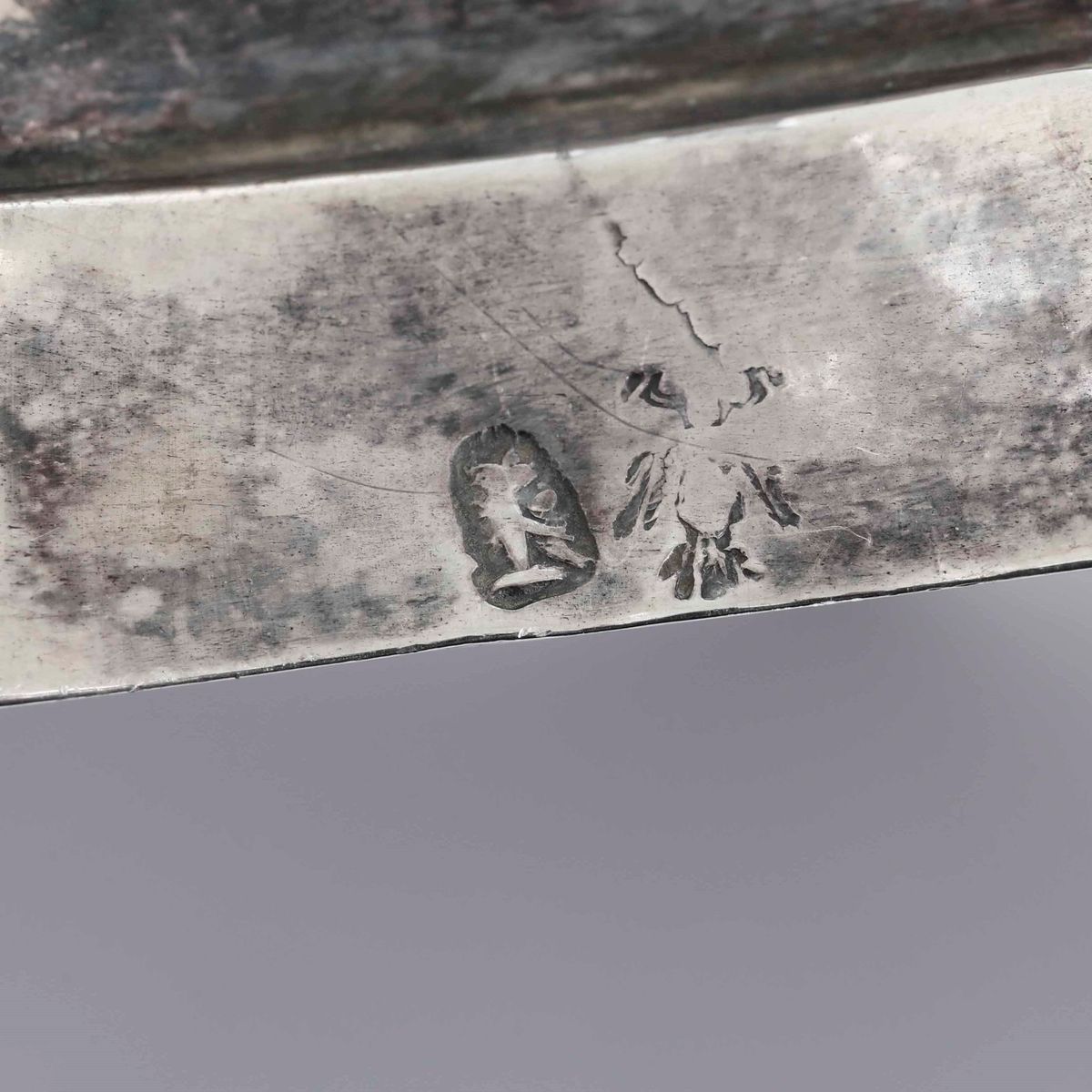 Coppia di Candelieri. Argento Fuso, Sbalzato e Cesellato. Ferrara 1760/1770 Circa. Argentiere Car...