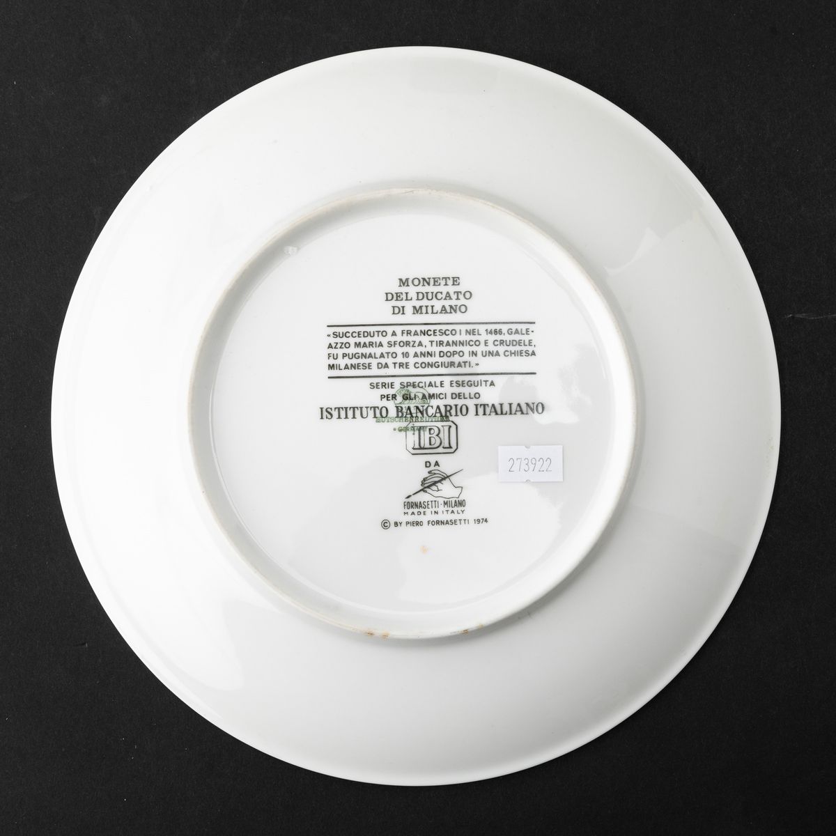 Piero Fornasetti - Milano, 1974