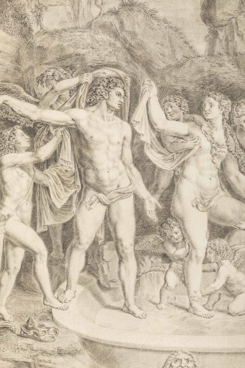 Giuseppe Bongiovanni (attivo a Mantova alla Fine del XIX Secolo) Bagno di Venere e Marte