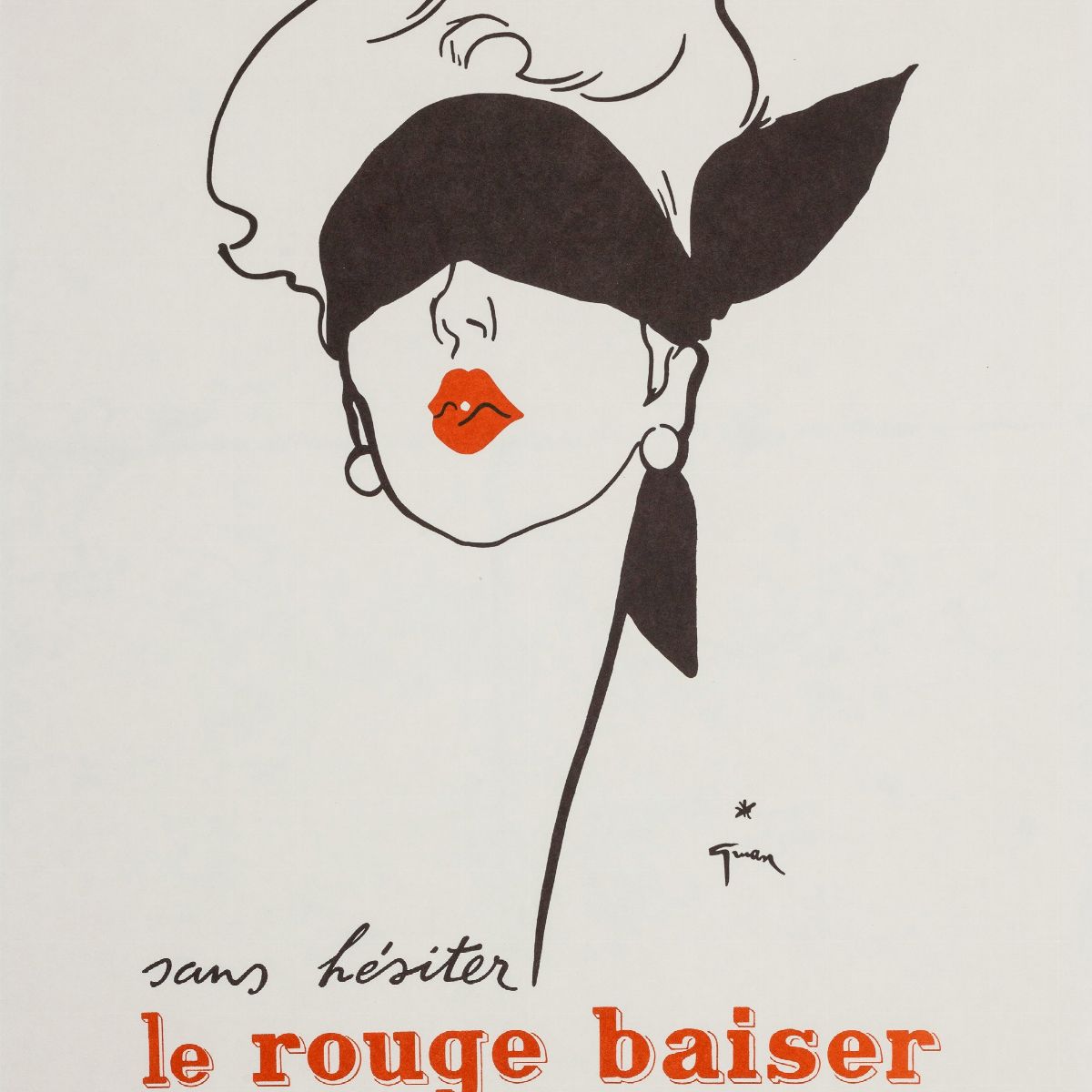 Gruau Renè - Le Rouge Baiser.
