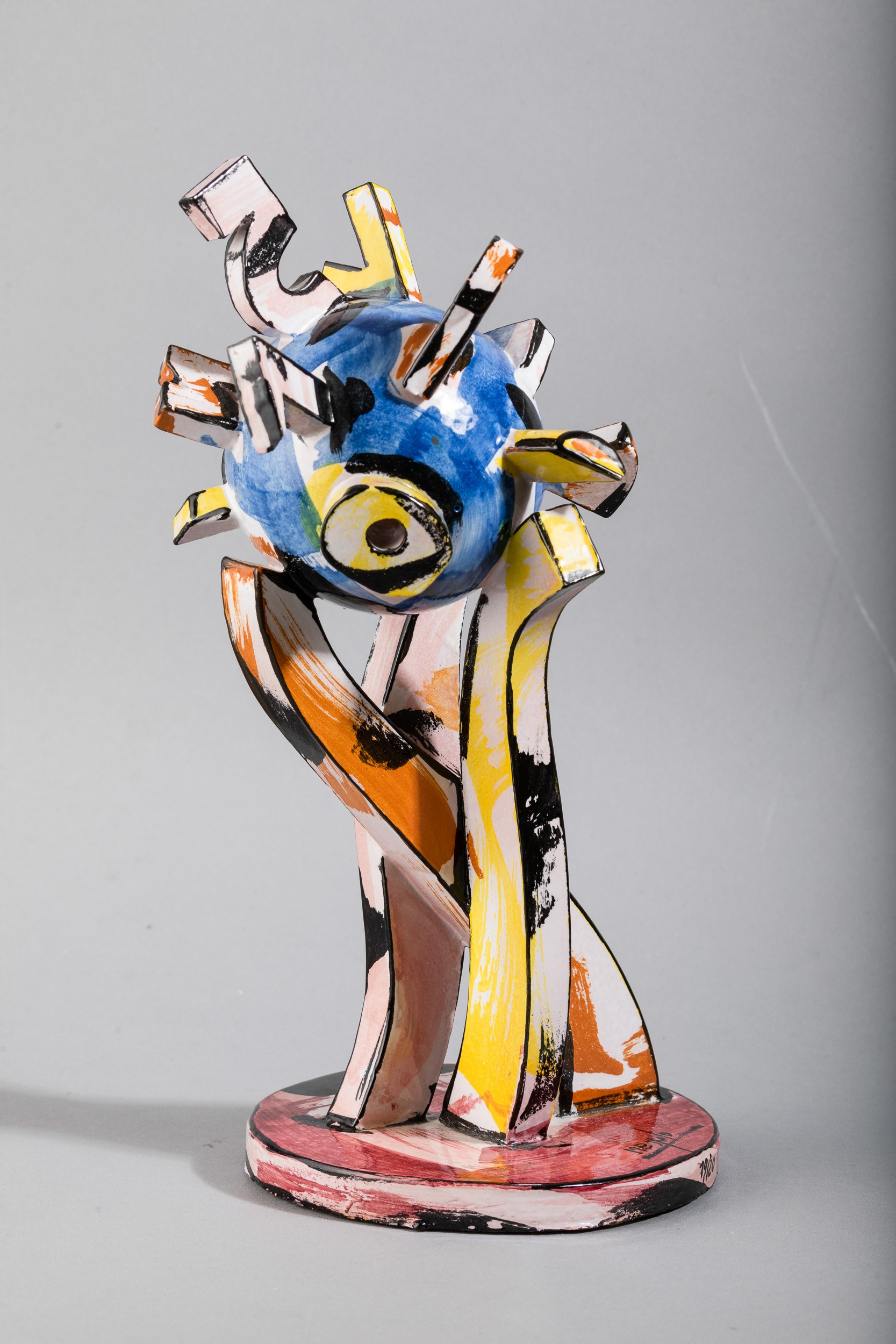 Ugo Nespolo - Atlante – scultura in ceramica