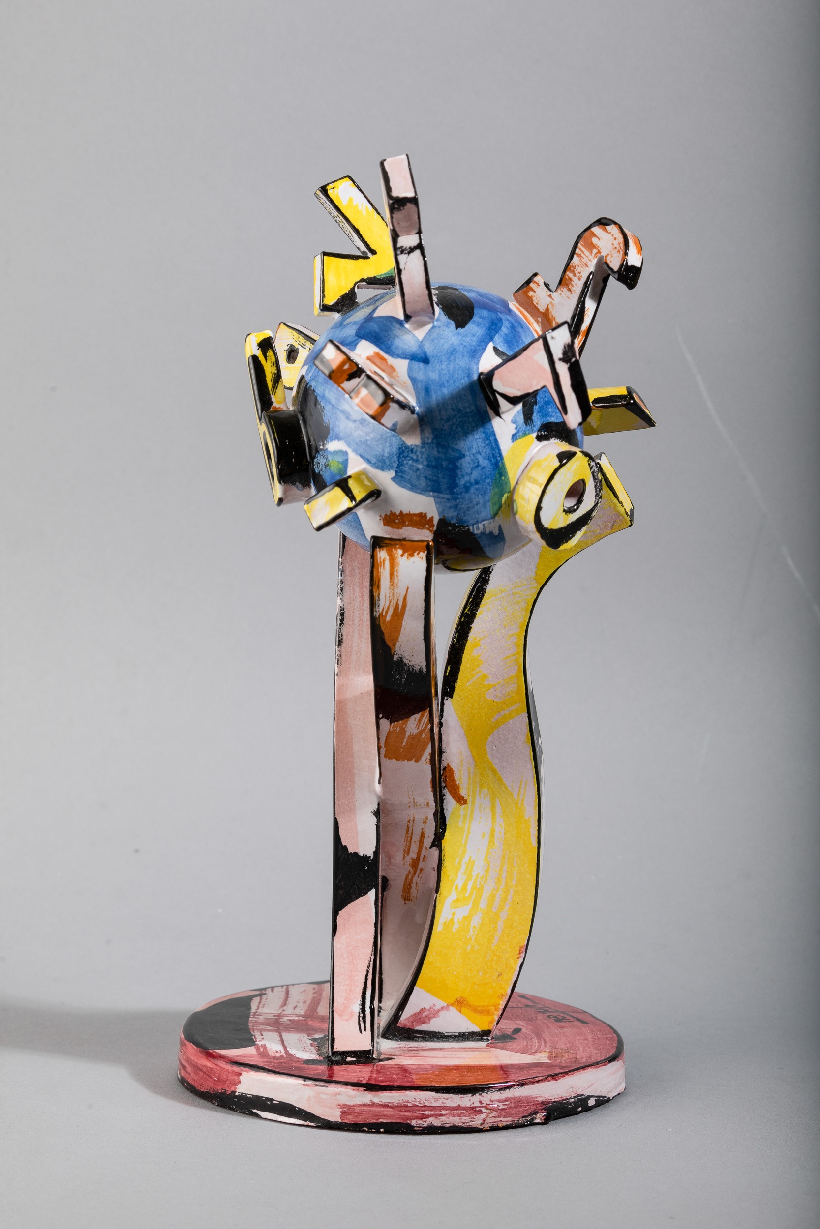 Ugo Nespolo - Atlante – scultura in ceramica