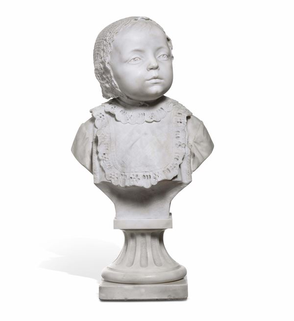 Arte italiana del XIX-XX Secolo Busto di fanciullo