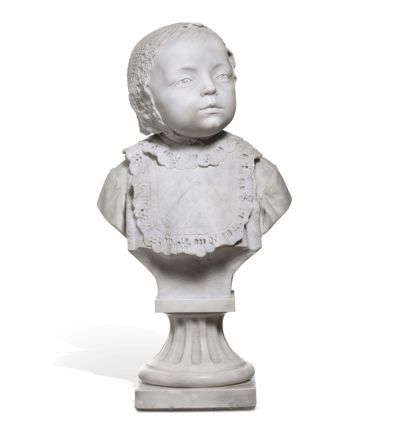 Arte italiana del XIX-XX Secolo Busto di fanciullo  - Asta Scultura del XIX e XX secolo - Cambi Casa d'Aste