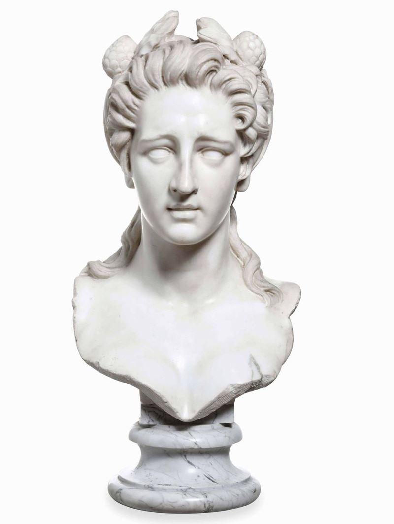 Cerere. Marmo bianco. Scultore neoclassico del primo XIX secolo  - Auction Sculpture and Works of Art - Cambi Casa d'Aste