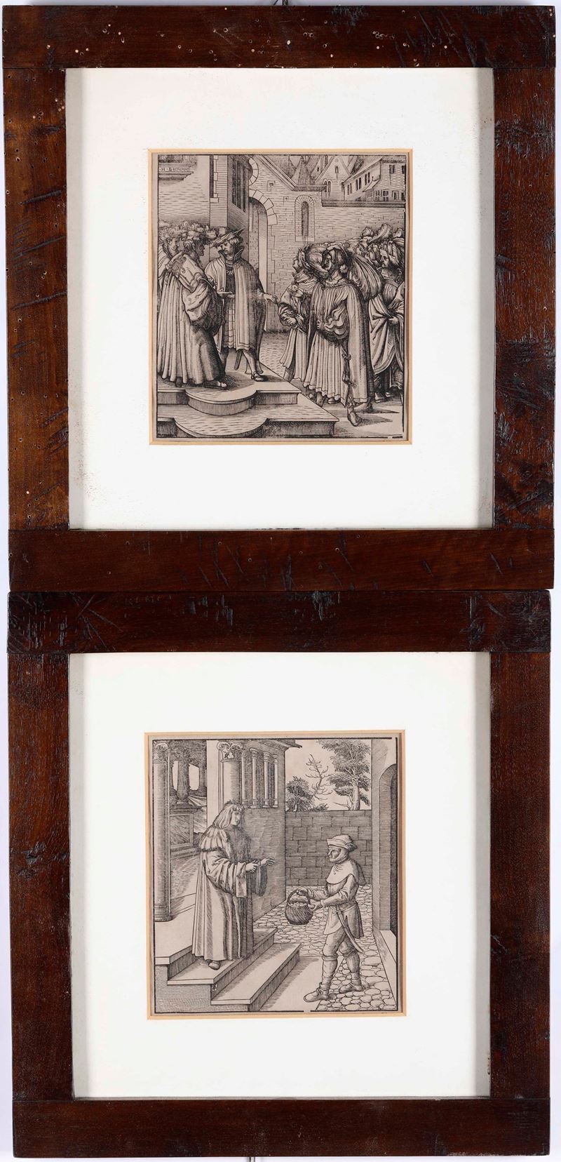 Hans Burgkmair il vecchio, lotto composto da due xilografie  - Auction Antique - Cambi Casa d'Aste