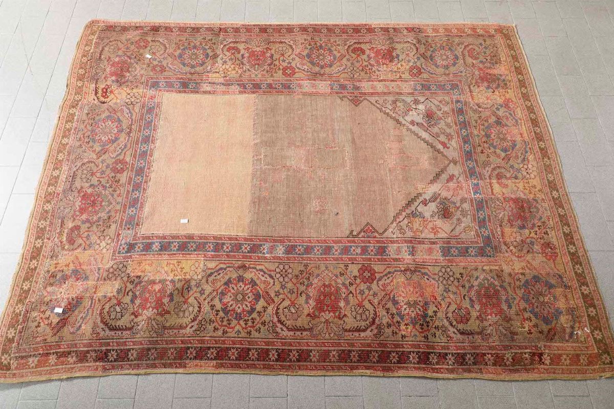 Raro Tappeto Transilvano, Anatolia Fine XVII Secolo