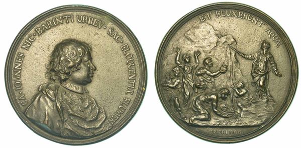 FIRENZE. GIOVANNI NICCOLO' BARINTI, 1681-1731. Medaglia in bronzo 1726.