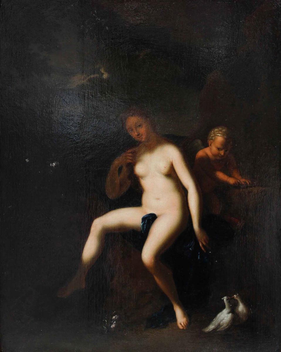 Pieter Van Der Werff - Venere e Amore