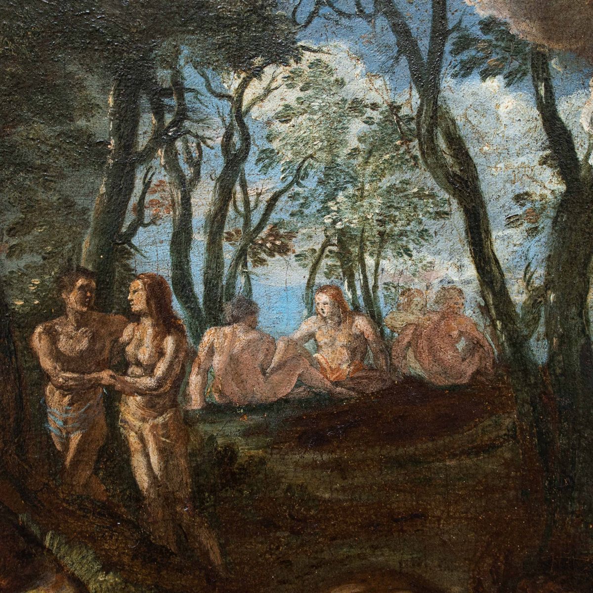Scuola Ferrarese del XVII Secolo il Paradiso in Terra o L’età Dell’oro