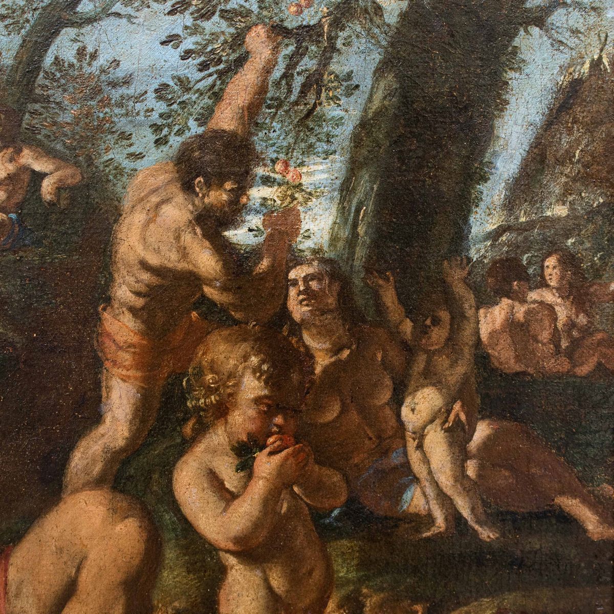 Scuola Ferrarese del XVII Secolo il Paradiso in Terra o L’età Dell’oro