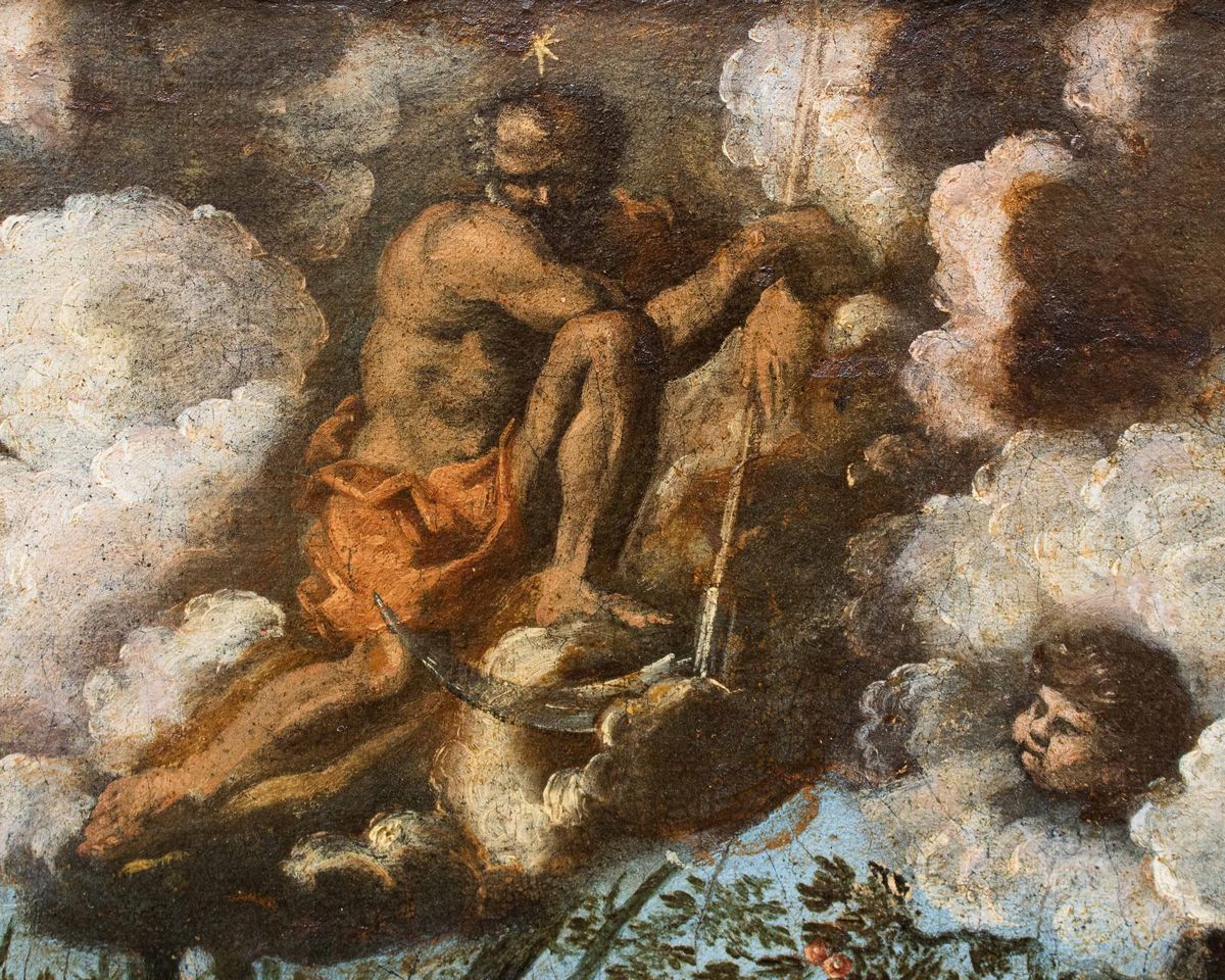 Scuola Ferrarese del XVII Secolo il Paradiso in Terra o L’età Dell’oro