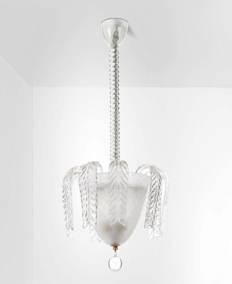 Seguso : Lampada a sospensione   - Auction Design Lab - Cambi Casa d'Aste