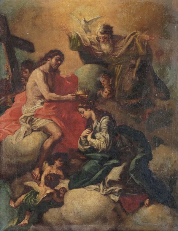 Domenico Andrea Vaccaro - Incoronazione della Vergine