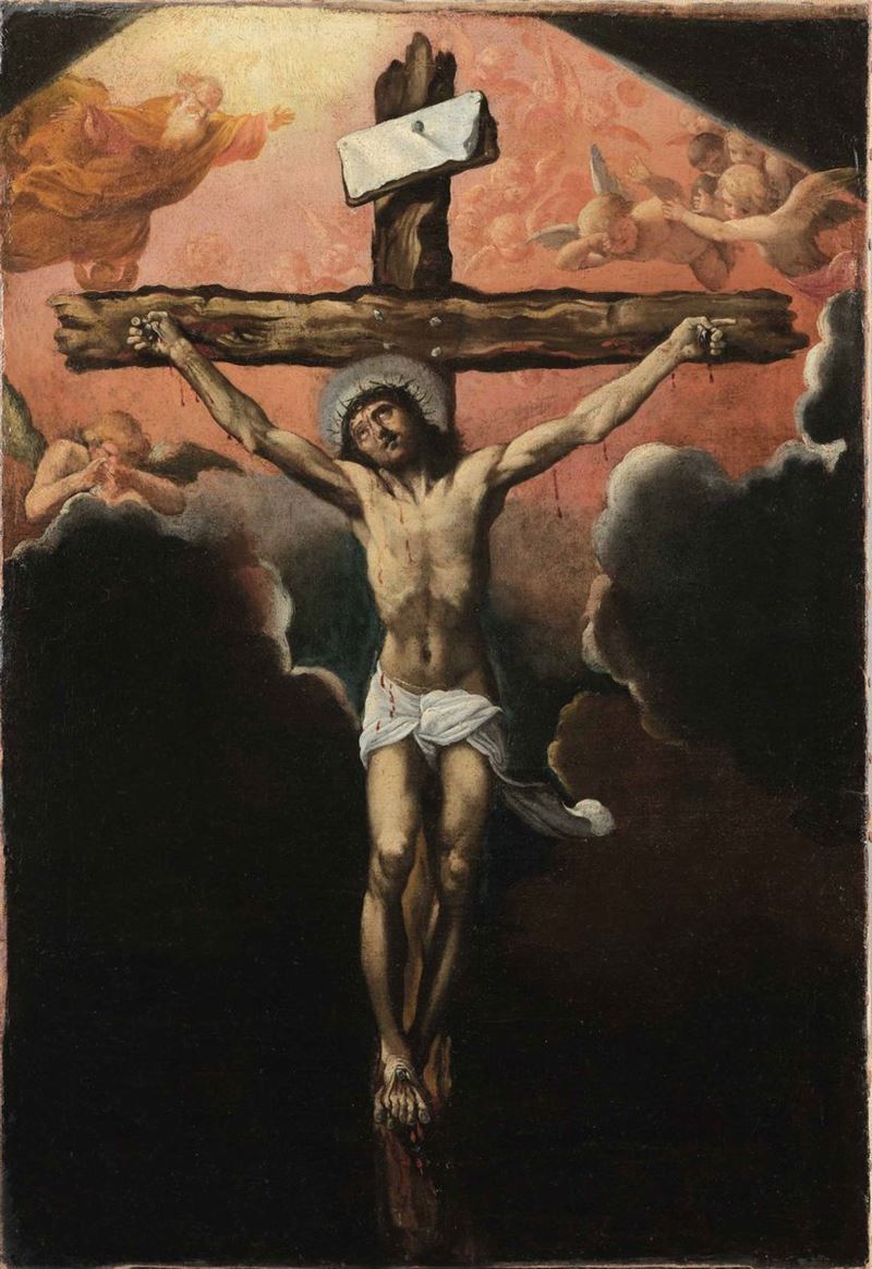 Ludovico Carracci : Crocifissione  - olio su tela - Auction Old Masters - Cambi Casa d'Aste