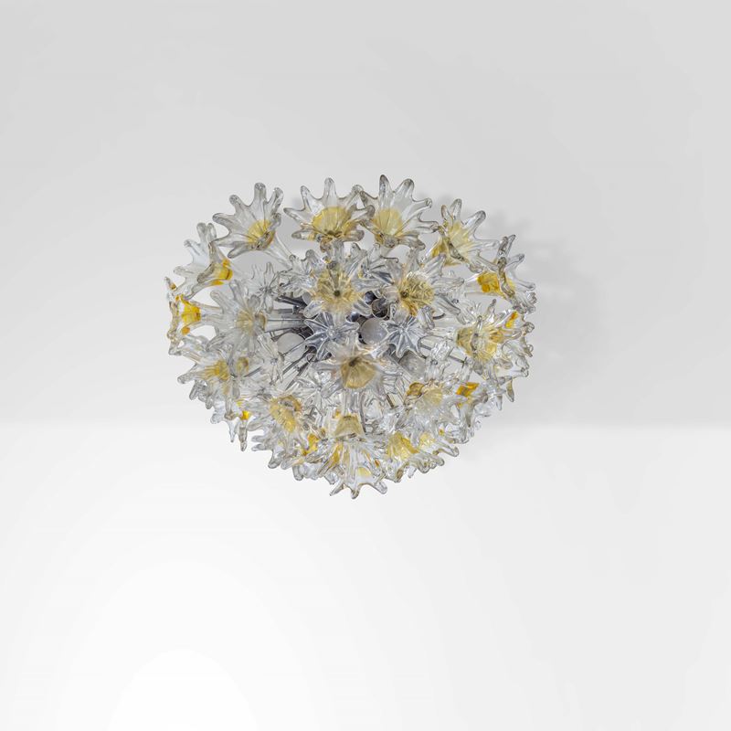 Toni Zuccheri : Lampada a plafone mod. Esprit  - Auction Design Lab - Cambi Casa d'Aste