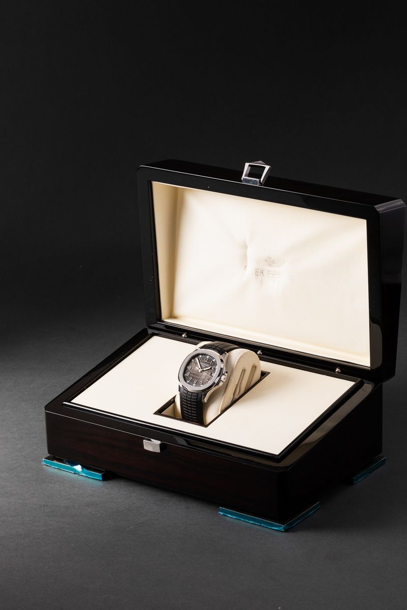 Patek Philippe - Aquanaut Ref 5167, Cassa in Acciaio Impermeabile, Cinturino in Gomma con Deploya...