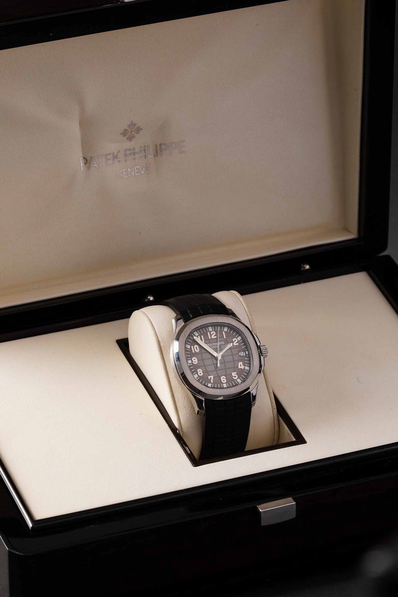 Patek Philippe - Aquanaut Ref 5167, Cassa in Acciaio Impermeabile, Cinturino in Gomma con Deploya...