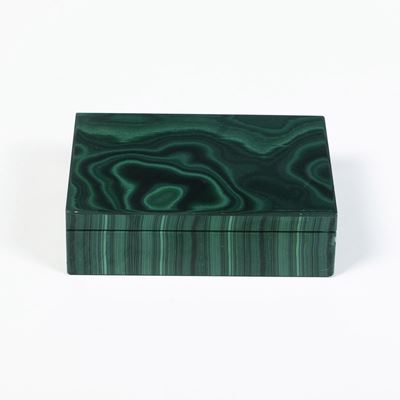 Scatola in Malachite. XX Secolo