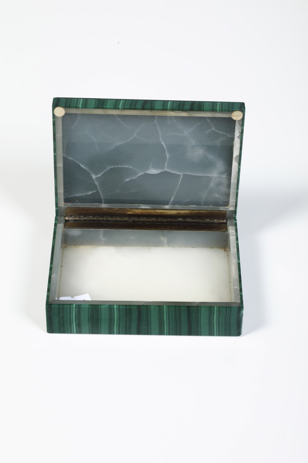 Scatola in Malachite. XX Secolo