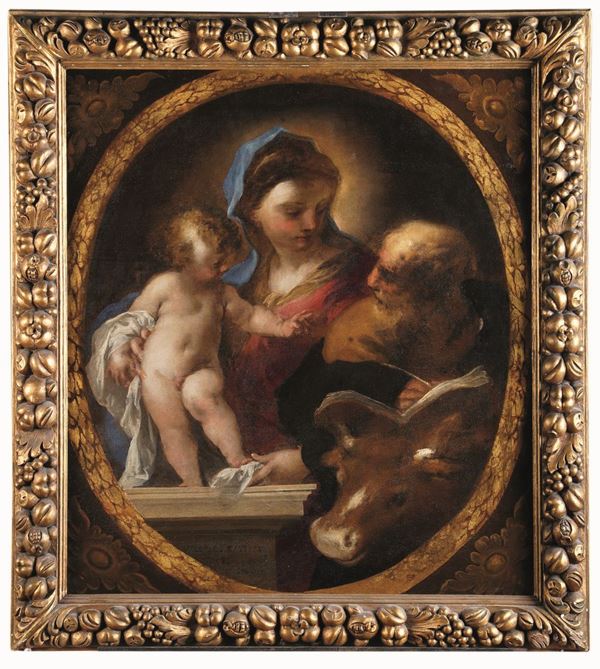 Madonna con Bambino e San Luca