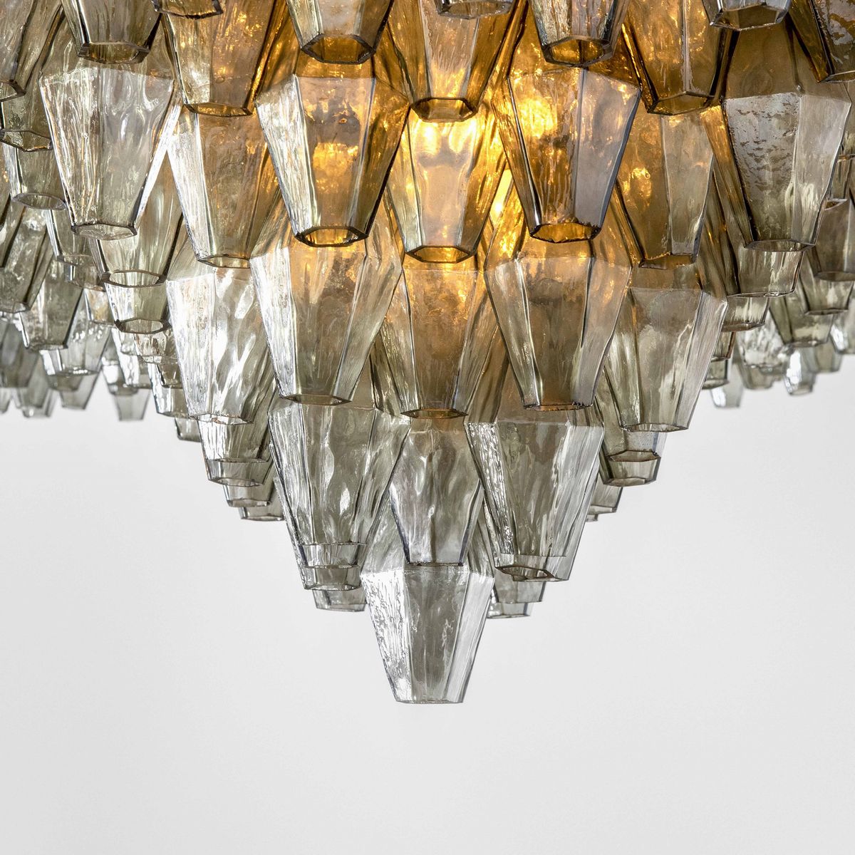 Venini - Grande Lampadario della Serie Poliedri
