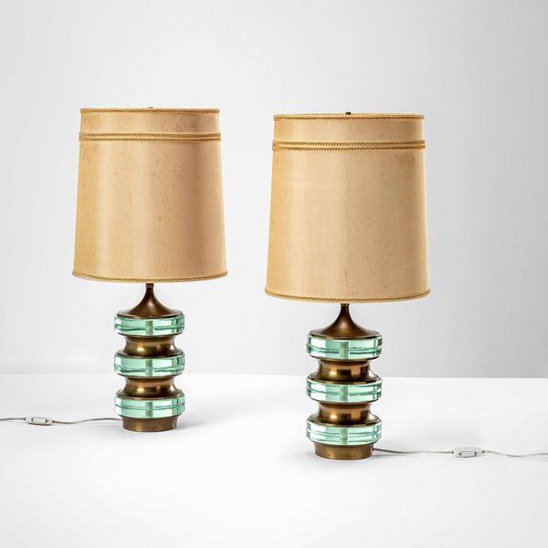 Due lampade da tavolo.
