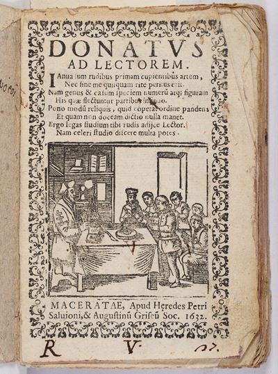 Donatus Ad Lectorem, Macerata, Apud Haeredes Petri Salvioni & ...1632