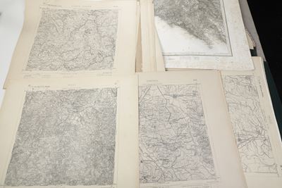 50 Carte Dell’istituto Geografico Militare, Fine XIX-inizi XX Secolo