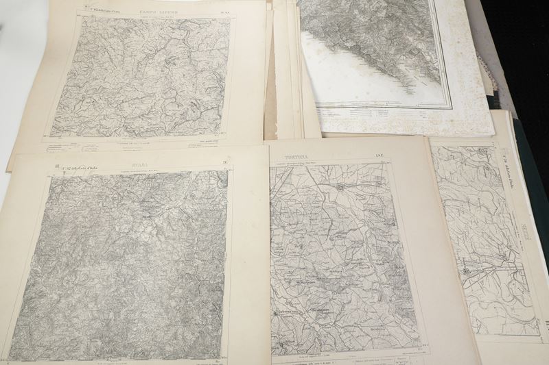 50 carte dell’istituto geografico militare, fine XIX-inizi XX secolo  - Auction Old and Modern Prints - Cambi Casa d'Aste