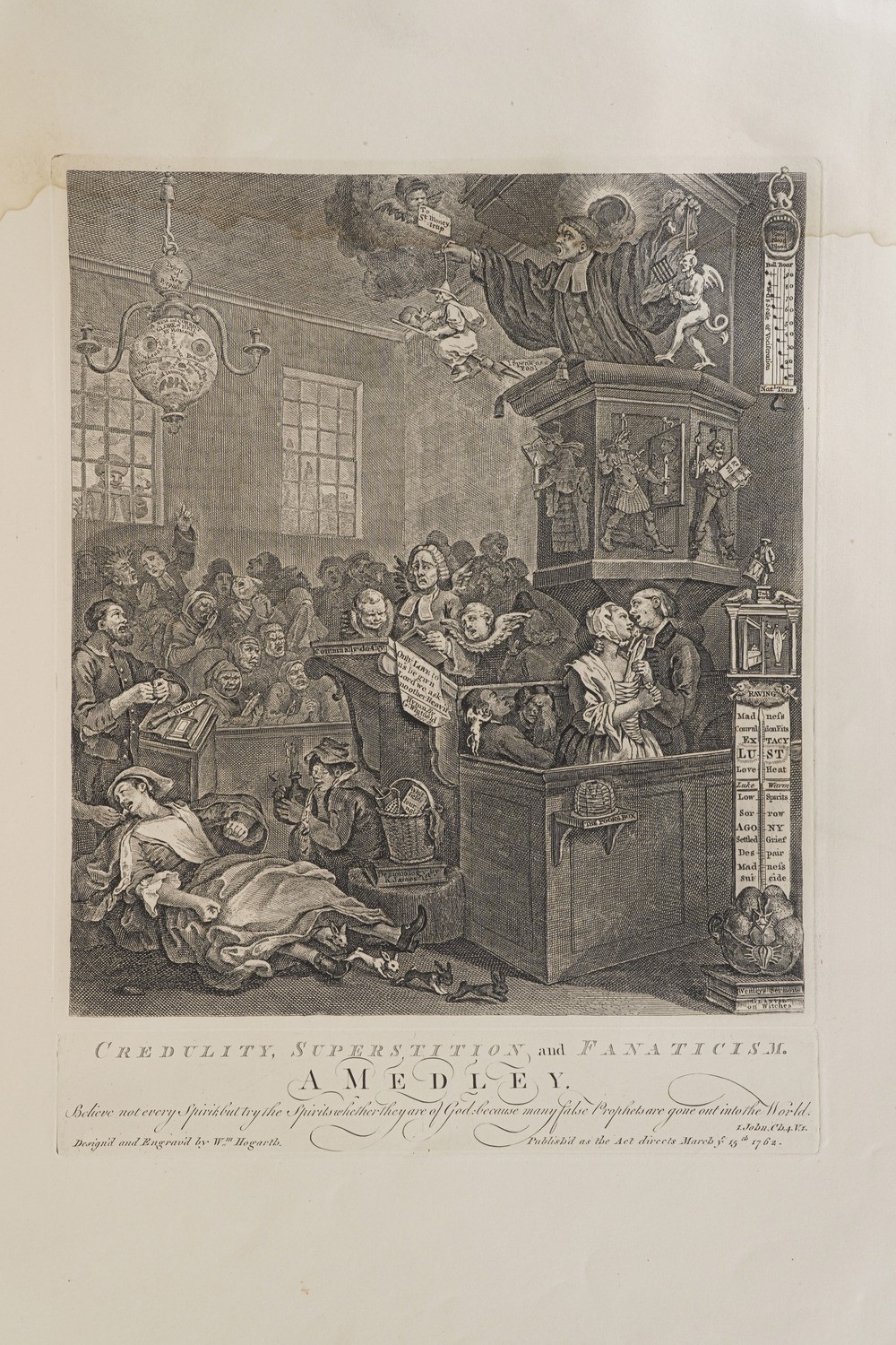 William Hogart Raccolta di Incisioni. Fine Sec. XVIII - Inizio Sec. XIX.