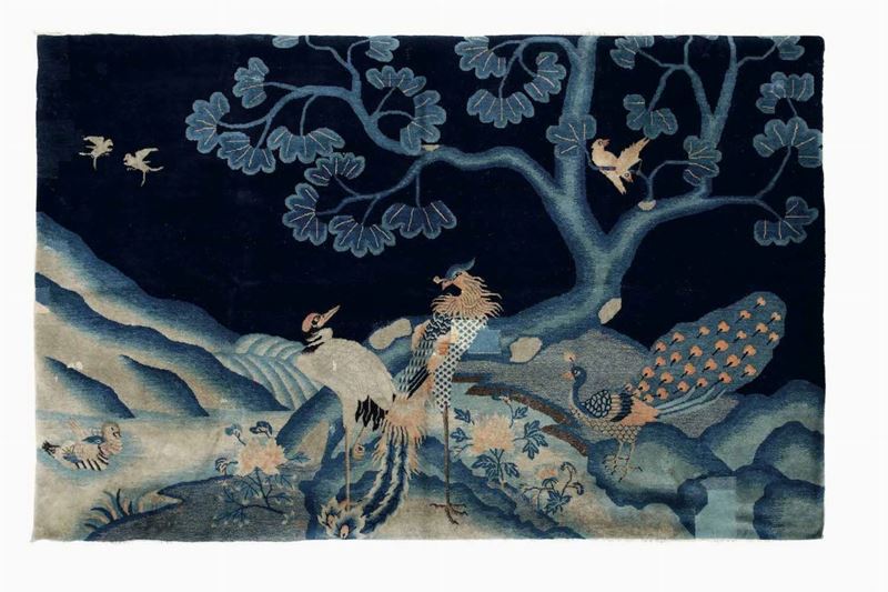 Tappeto Pao Tao, Cina fine XIX inizio XX secolo  - Auction Rugs and Carpets - Cambi Casa d'Aste