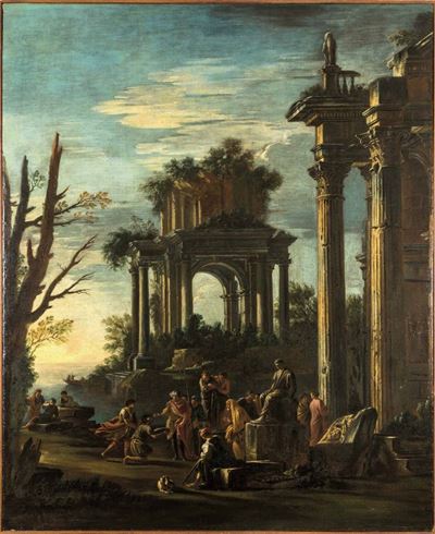Paesaggio con Rovine e Figure