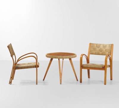 Set di Due Sedie con Tavolino