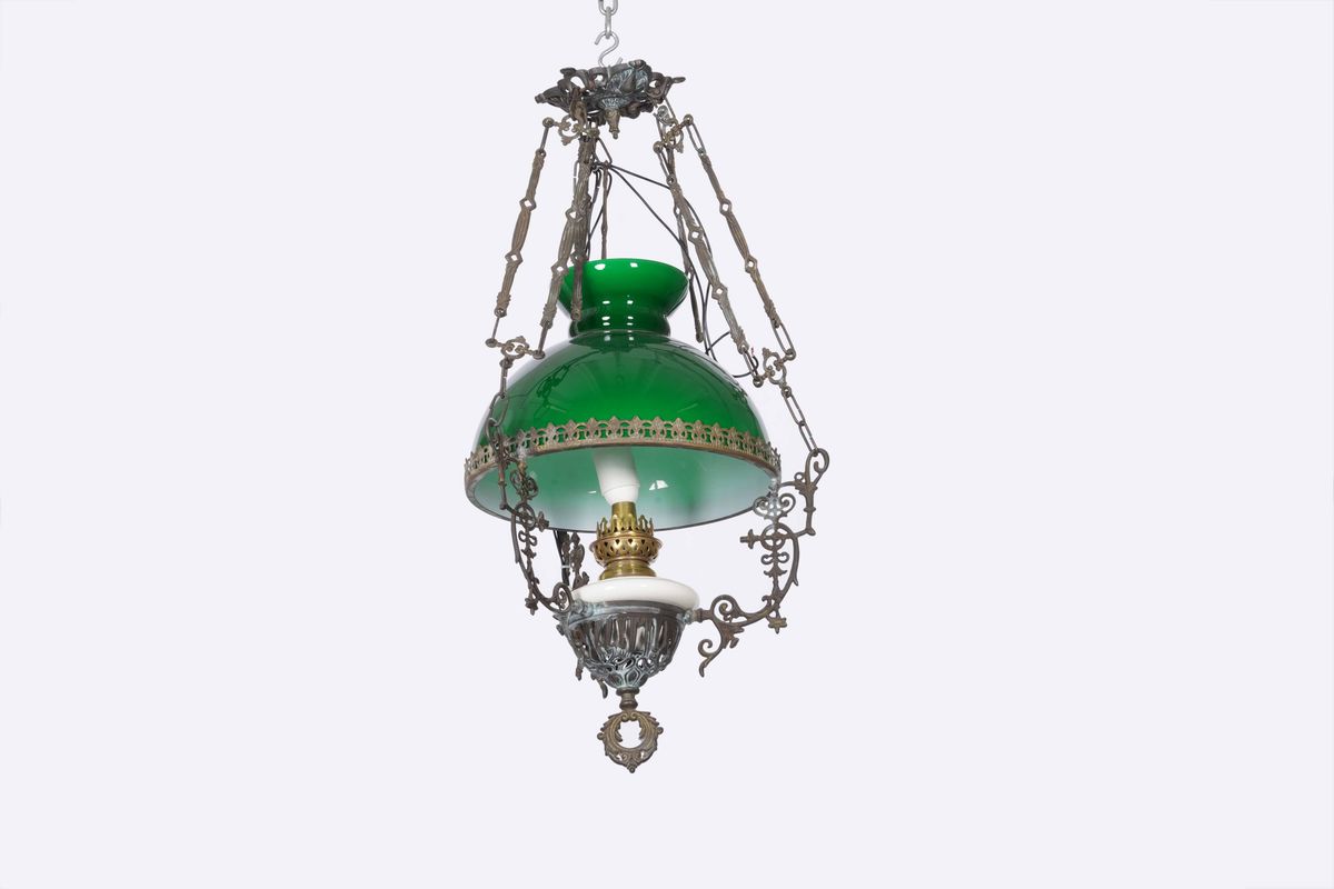 Lotto Composto da Quattro Lampadari a Lucerna